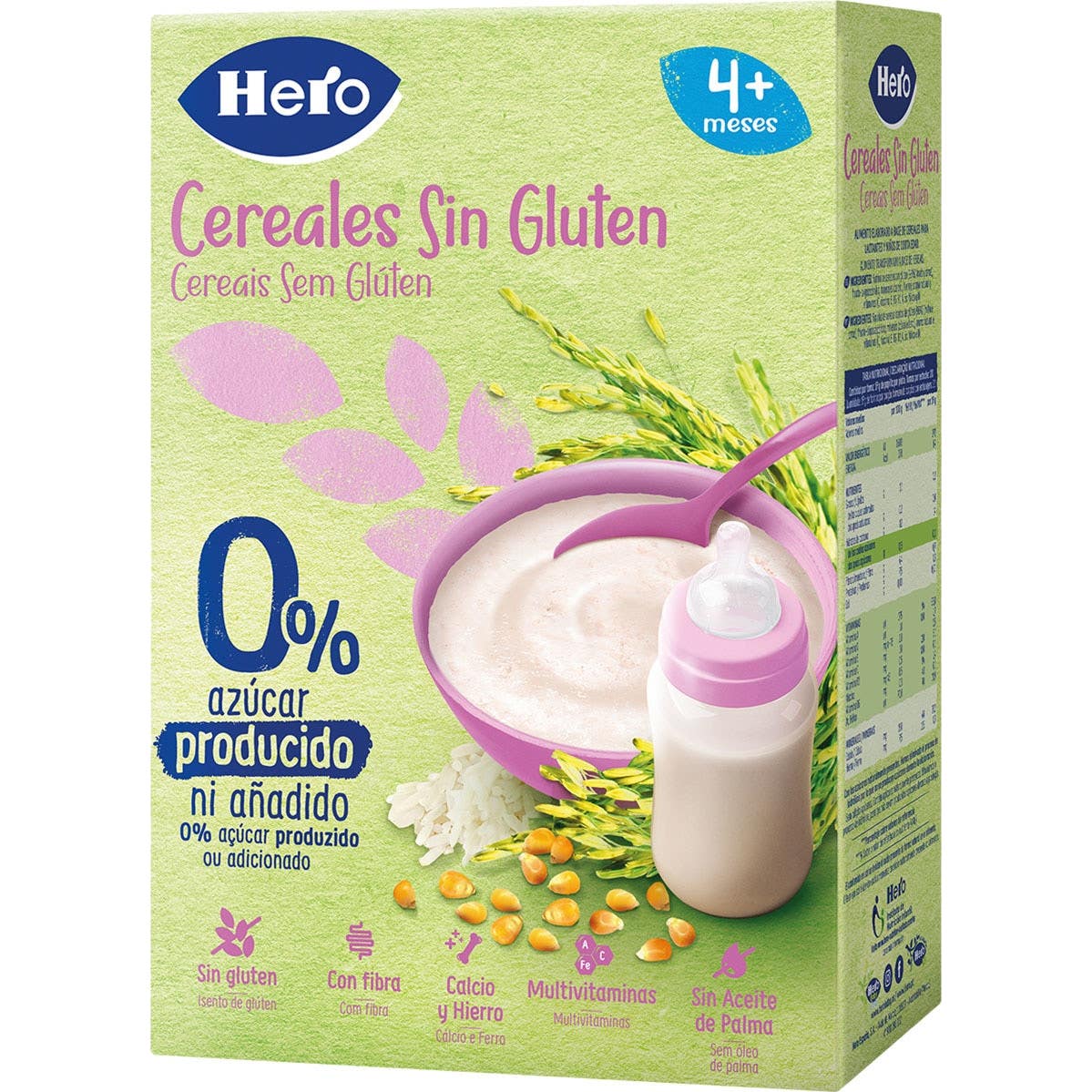 Hero Papilla Cereales Sin Gluten 340g