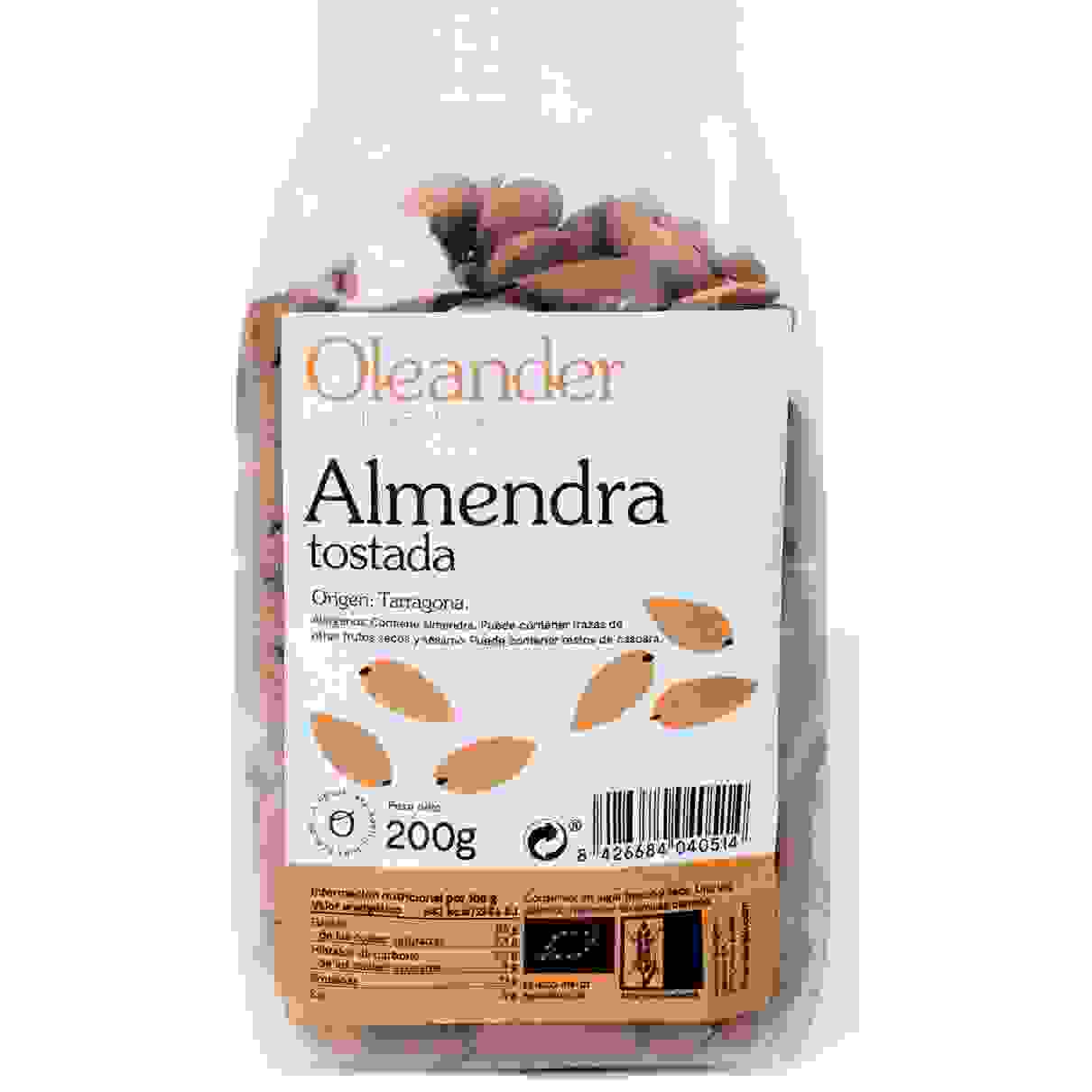 Oleander Almendra Tostada Piel 200 G