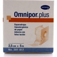 Omnipor esparadrapo hipoalergénico papel 5mx2 5 cm