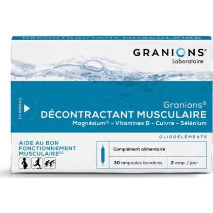 Granions Solución Bebible Relajante Muscular 30 Ampollas