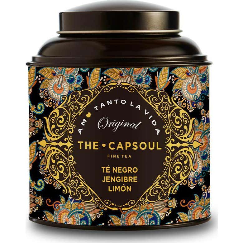 The Capsoul Té Granel Negro Jengibre & Limón 100g