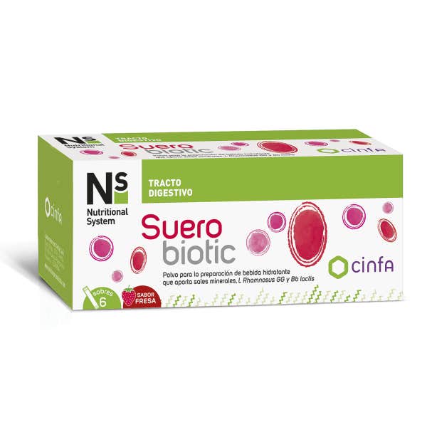 Cinfa Ns Suerobiotic Fresa 6 sobres