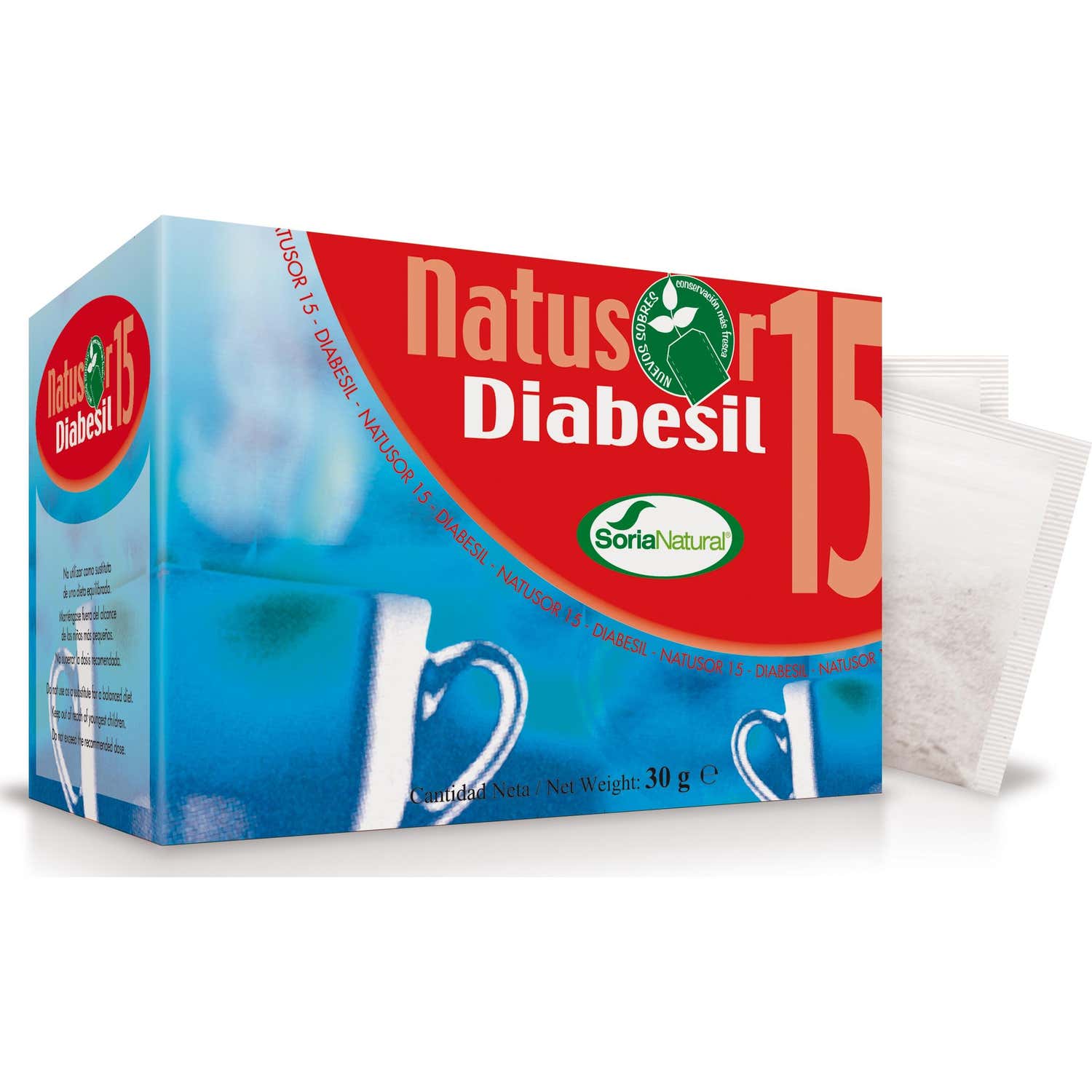 Soria Natural Natusor 15 - Diabesil 20 filtros