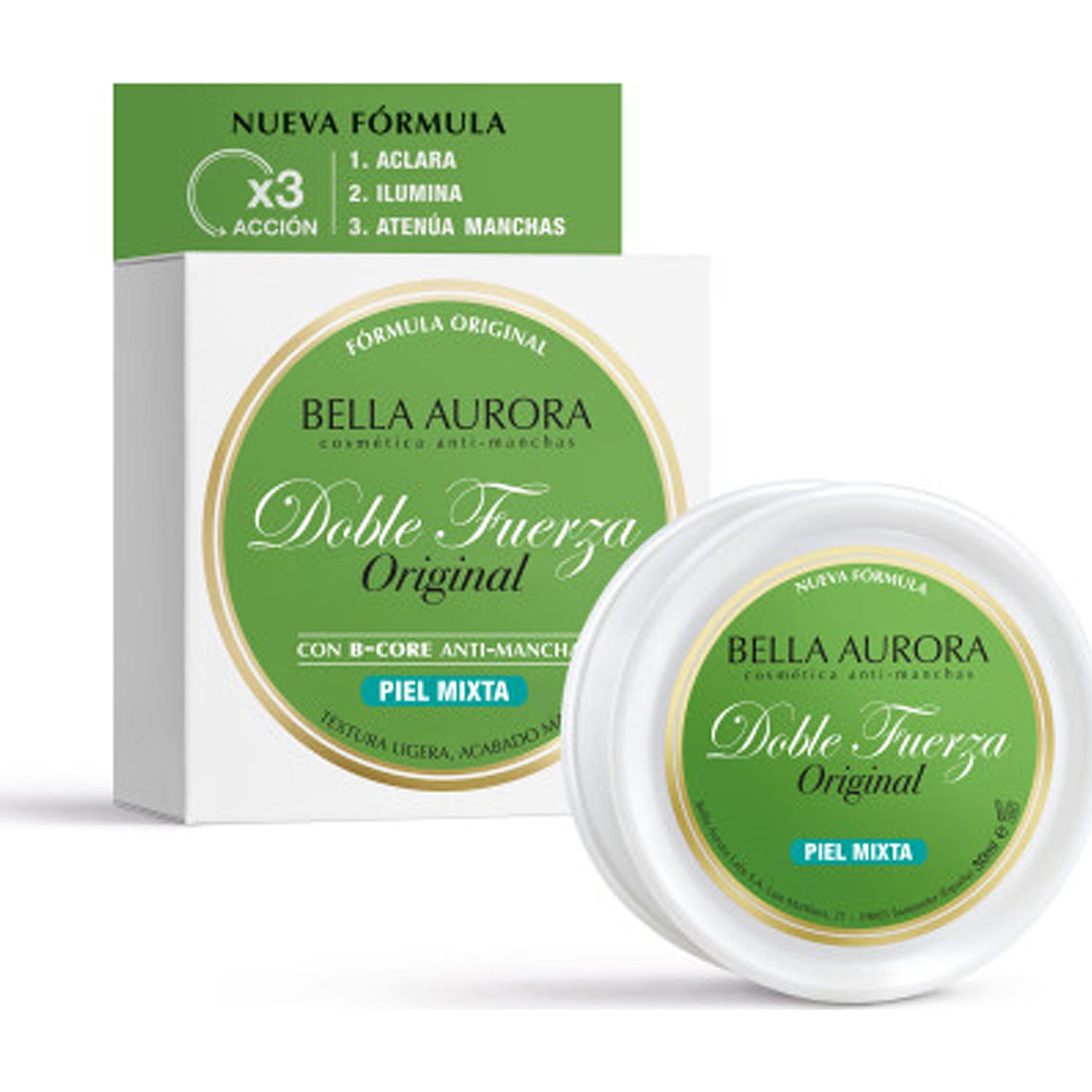 Bella Aurora Doble Fuerza Crema Anti-Manchas Piel Mixta 30ml