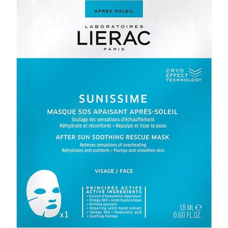 Lierac Sunissime Mascarilla SOS Calmante After Sun 18 ml