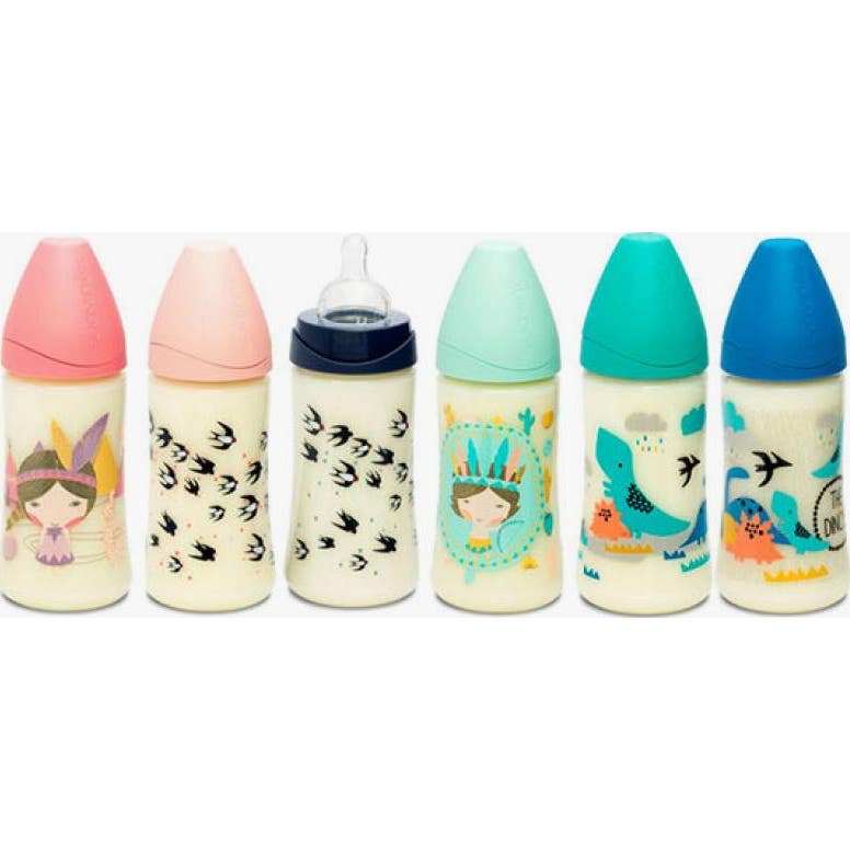 Suavinex Biberón T. Redonda Silicona 3P +0m 270ml 1ud