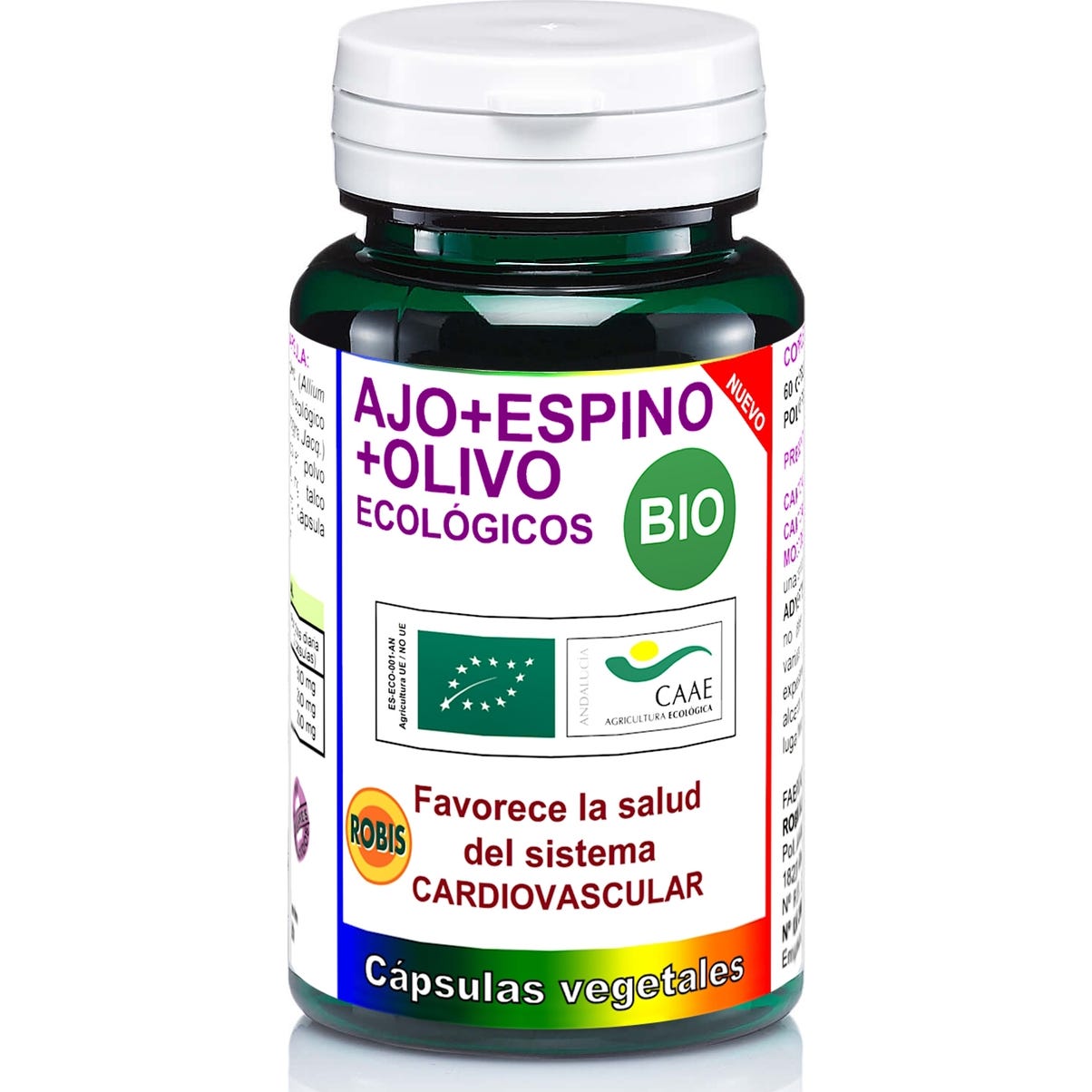 ROBIS Ajo+Espino+Olivo Ecológicos 60caps