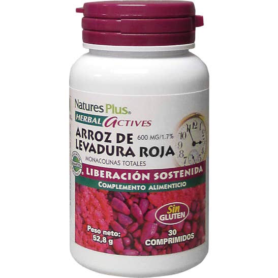 'Natures''s Plus Levadura Arroz Rojo 30 Comp'