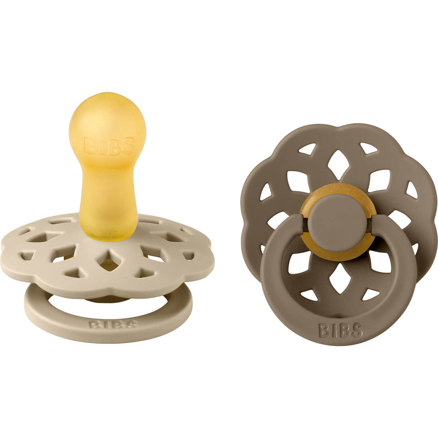 Bibs Boheme Vanilla Dark Oak 6-12M 2uds