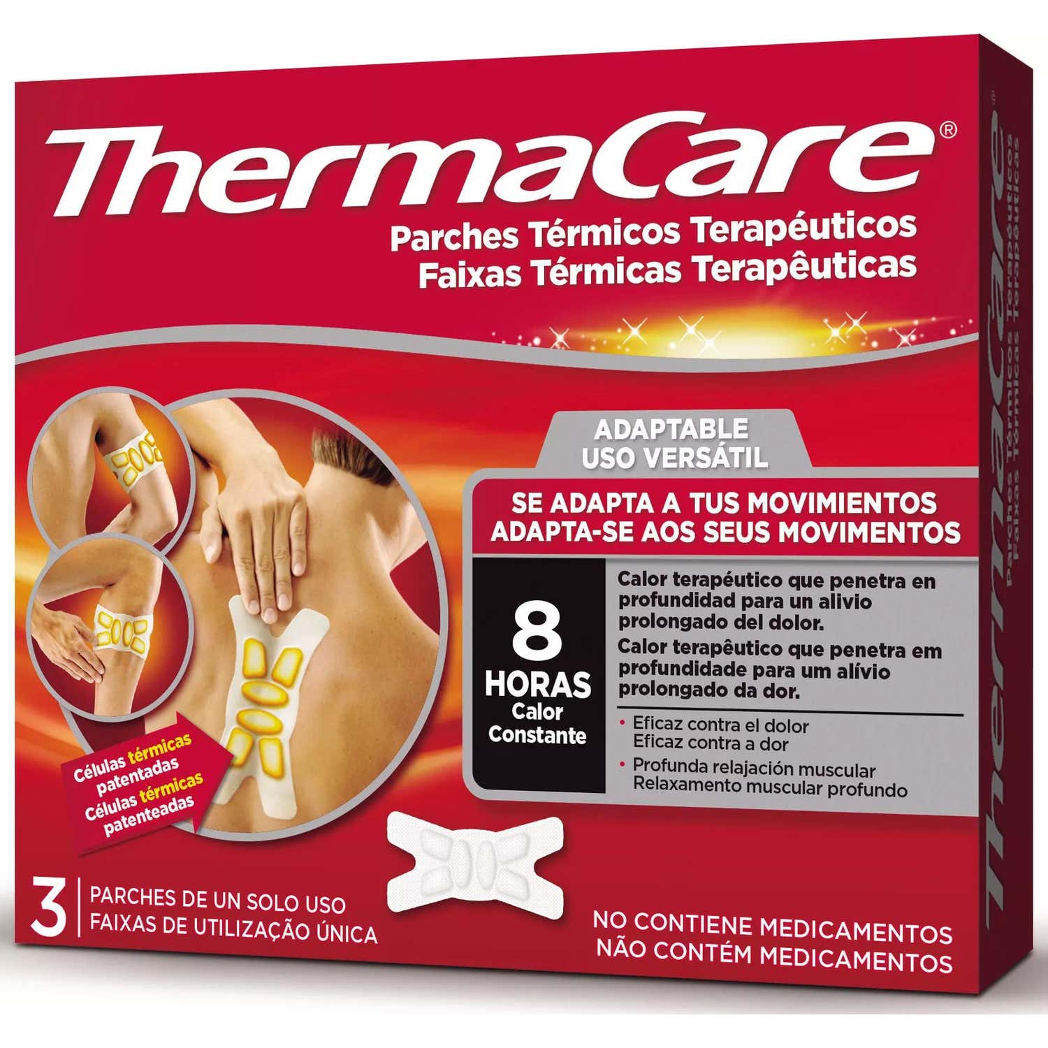 Thermacare Parche de Calor Multi-Zonas 3uds