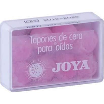 Joya tapones oídos cera con algodón 18uds