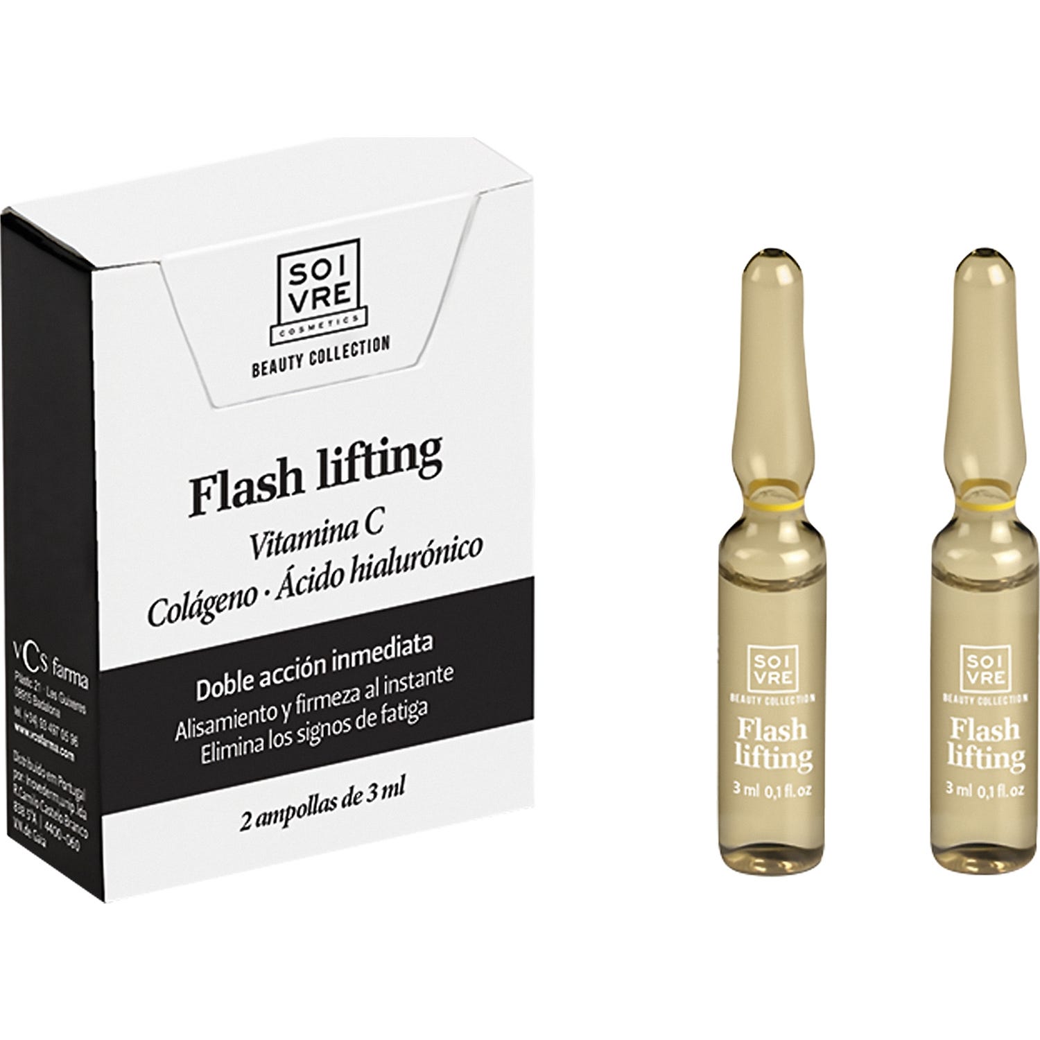 Soivre Flash Lifting 2 Ampollas X 3ml