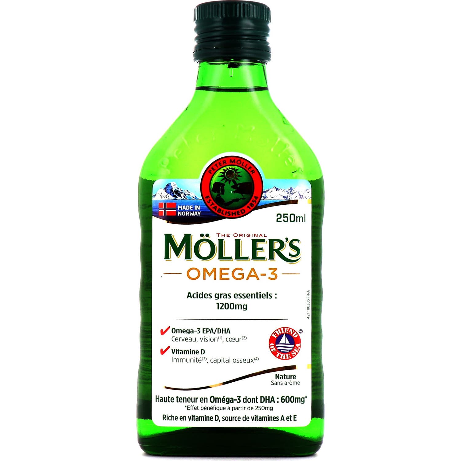 Hígado de bacalao de Moller 250ml