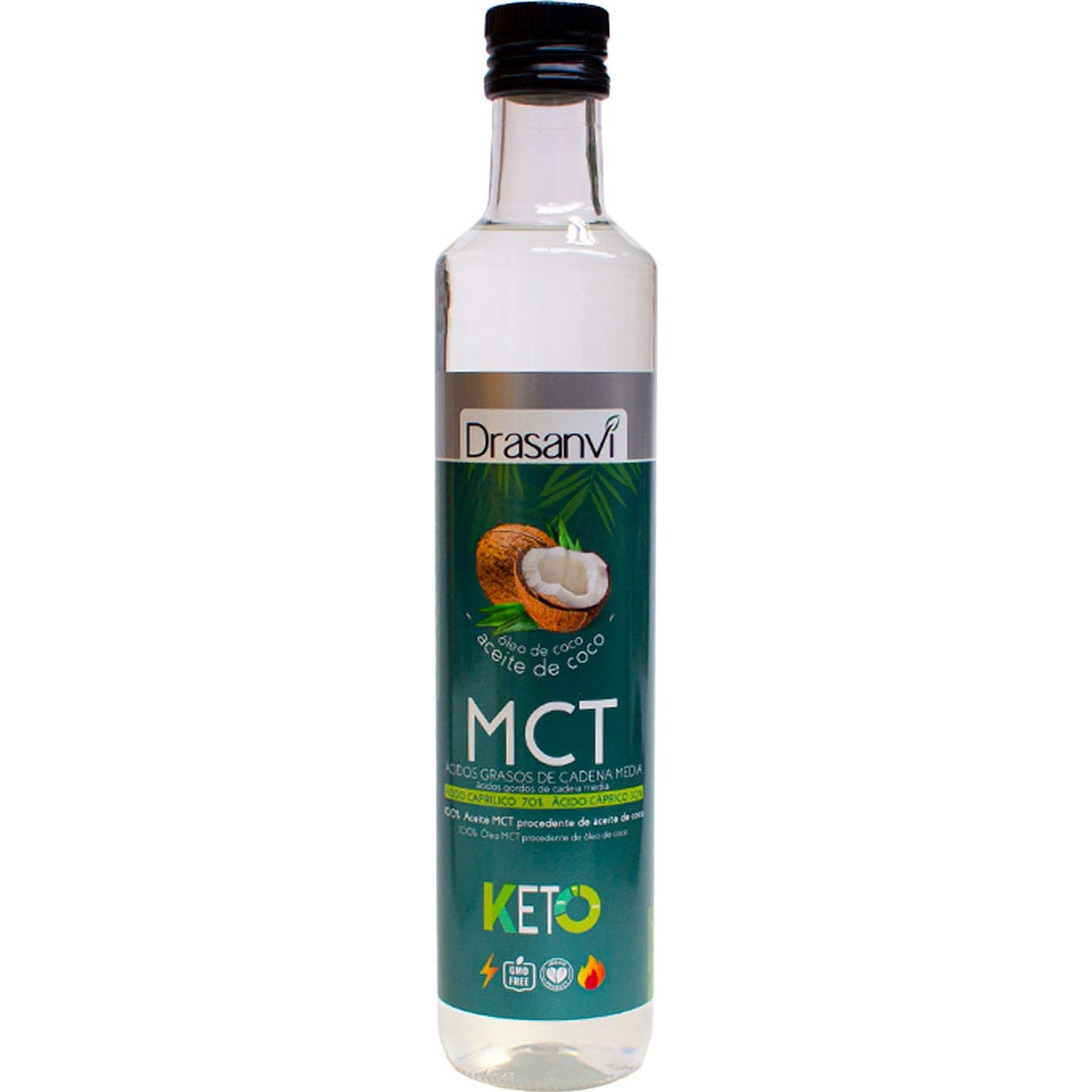 Drasanvi Aceite MCT Coco Keto 500ml