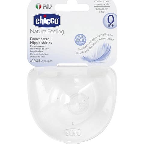 Chicco® protegepezón silicona t-grande 2uds