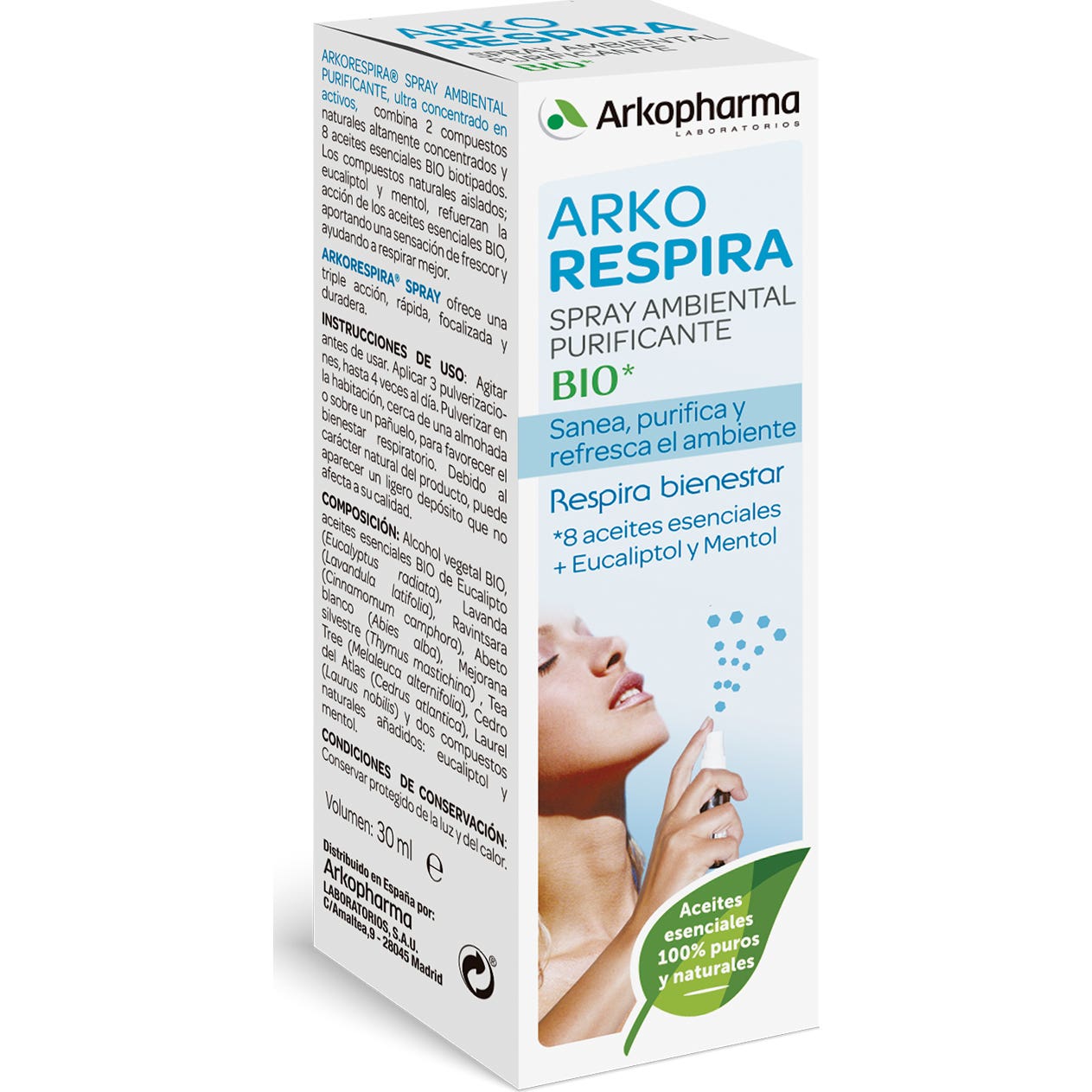 Arkopharma Arkorespira Spray Ambiental Purificante BIO 30ml