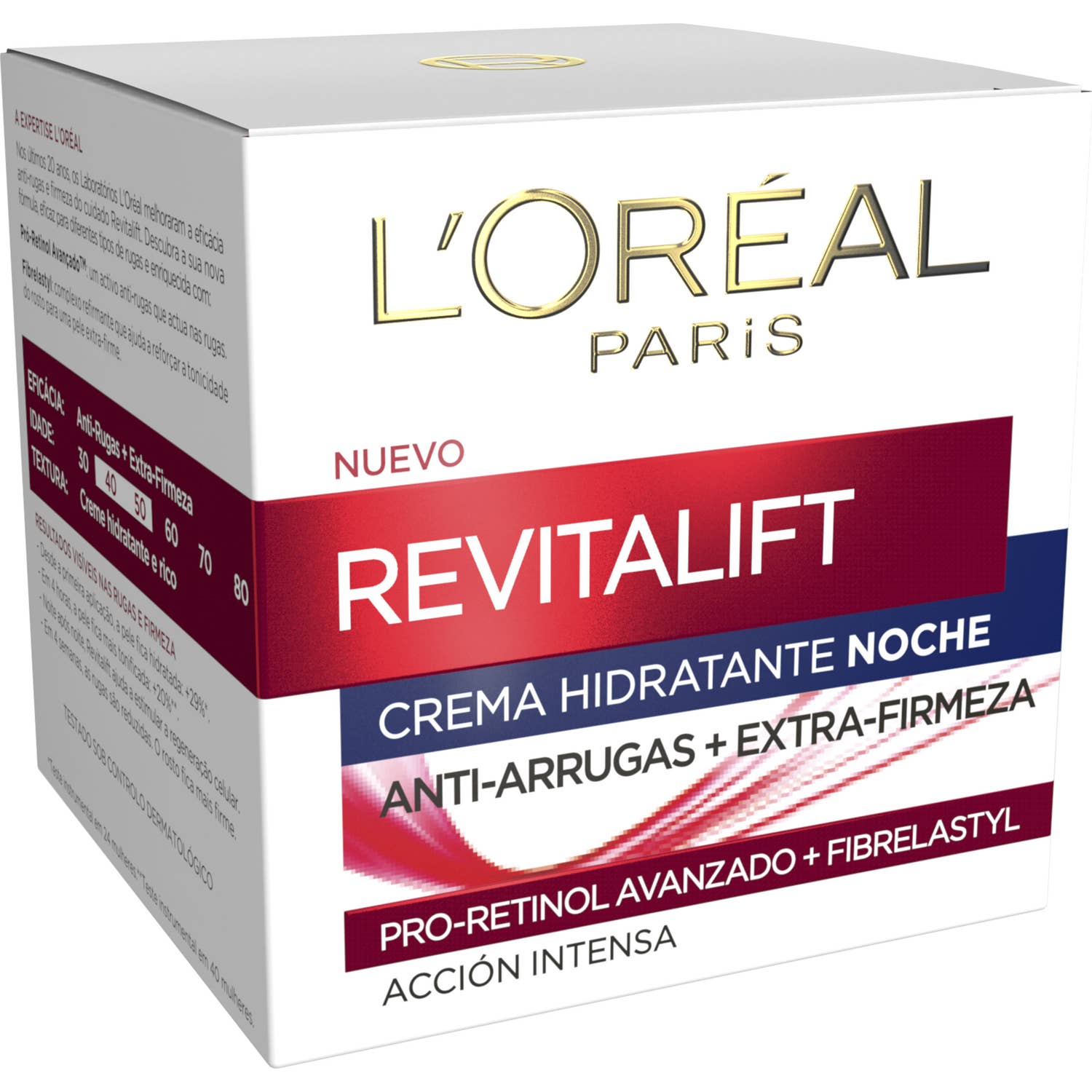 L'oréal Crema Revitalift Hidratante Noche 50Ml