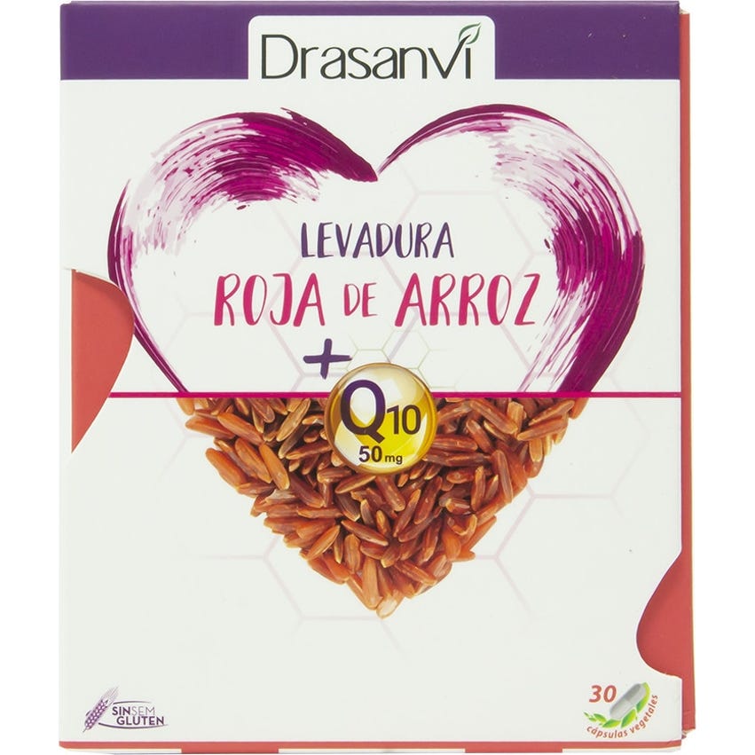Drasanvi Levadura Roja de Arroz + Q10 30 caps