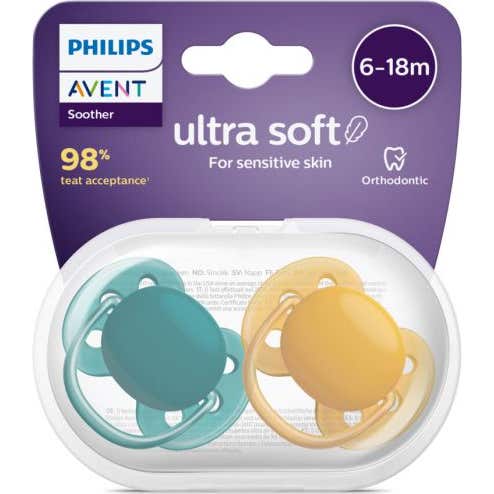 Philips Avent Chupete Silicona Ultra Soft 6 - 18 Meses 2uds