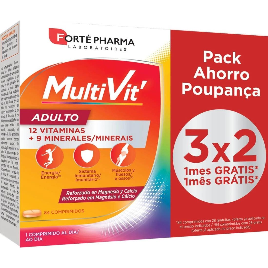 Forté Pharma Multivit Adulto 84comp