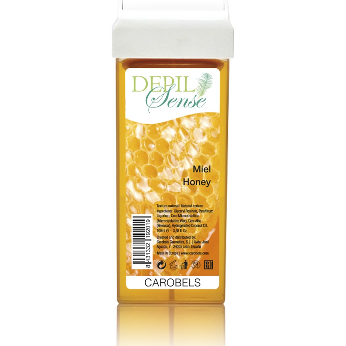 DepilSense Cera Depilatoria Roll-On Miel 100ml