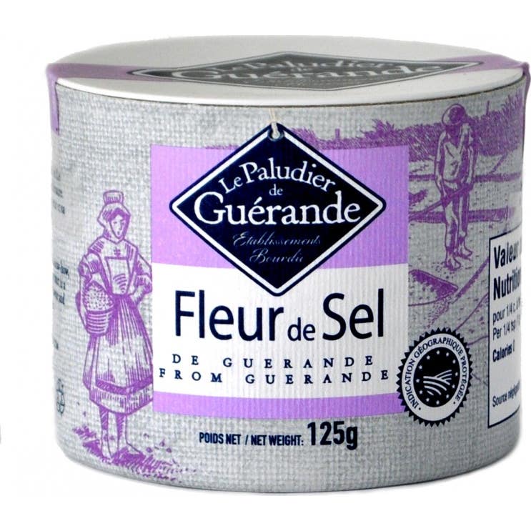 Le Paludier de Guerande Flor de Sal de Guerande 125g