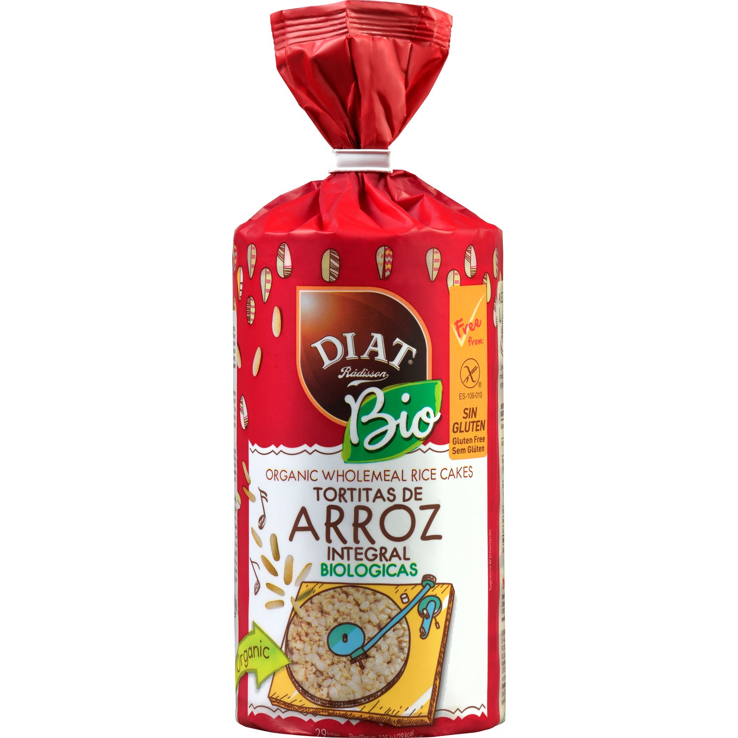 Diet Radisson Tortas de Arroz Bio Sin Gluten 130g