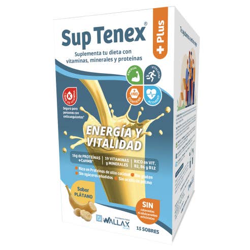 Wallax Sup Tenex Plus Plátano 15X32g