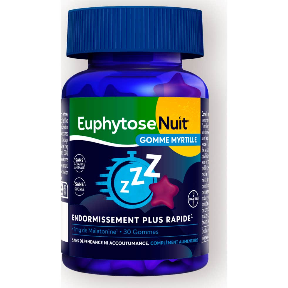 Euphytose Noche Arándano Gummies 30uds