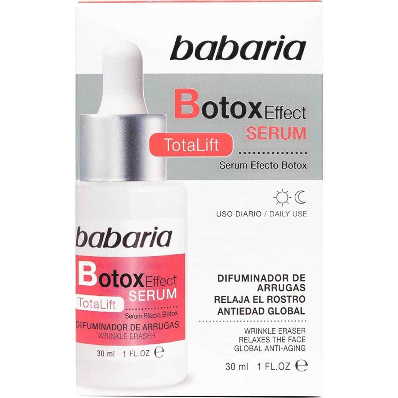 Babaria Sérum Efecto Botox Difuminador de Arrugas 30ml