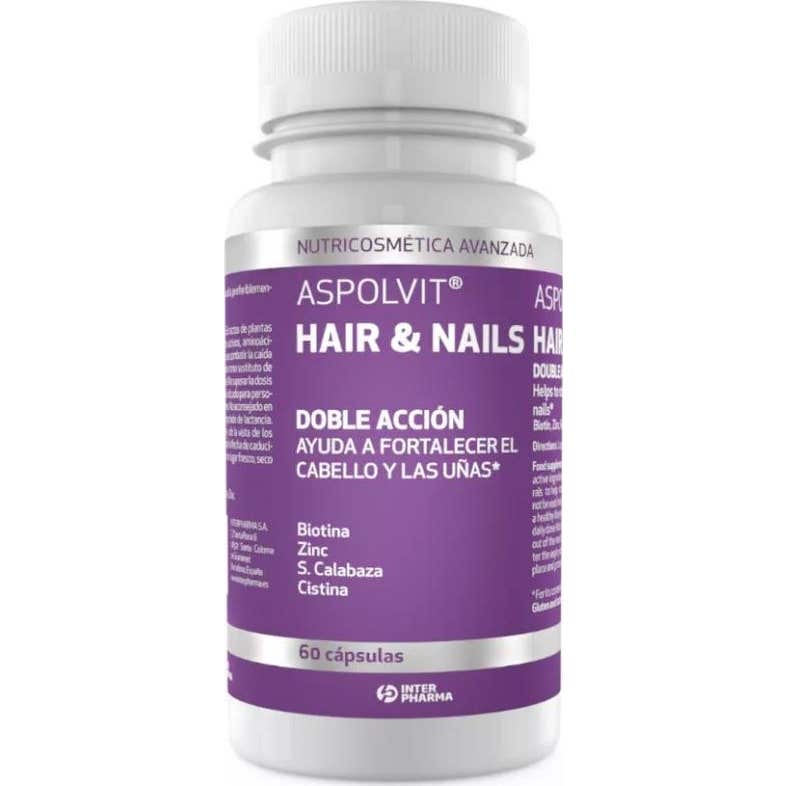 Aspolvit Hombre Hair & Nails 60 Comp