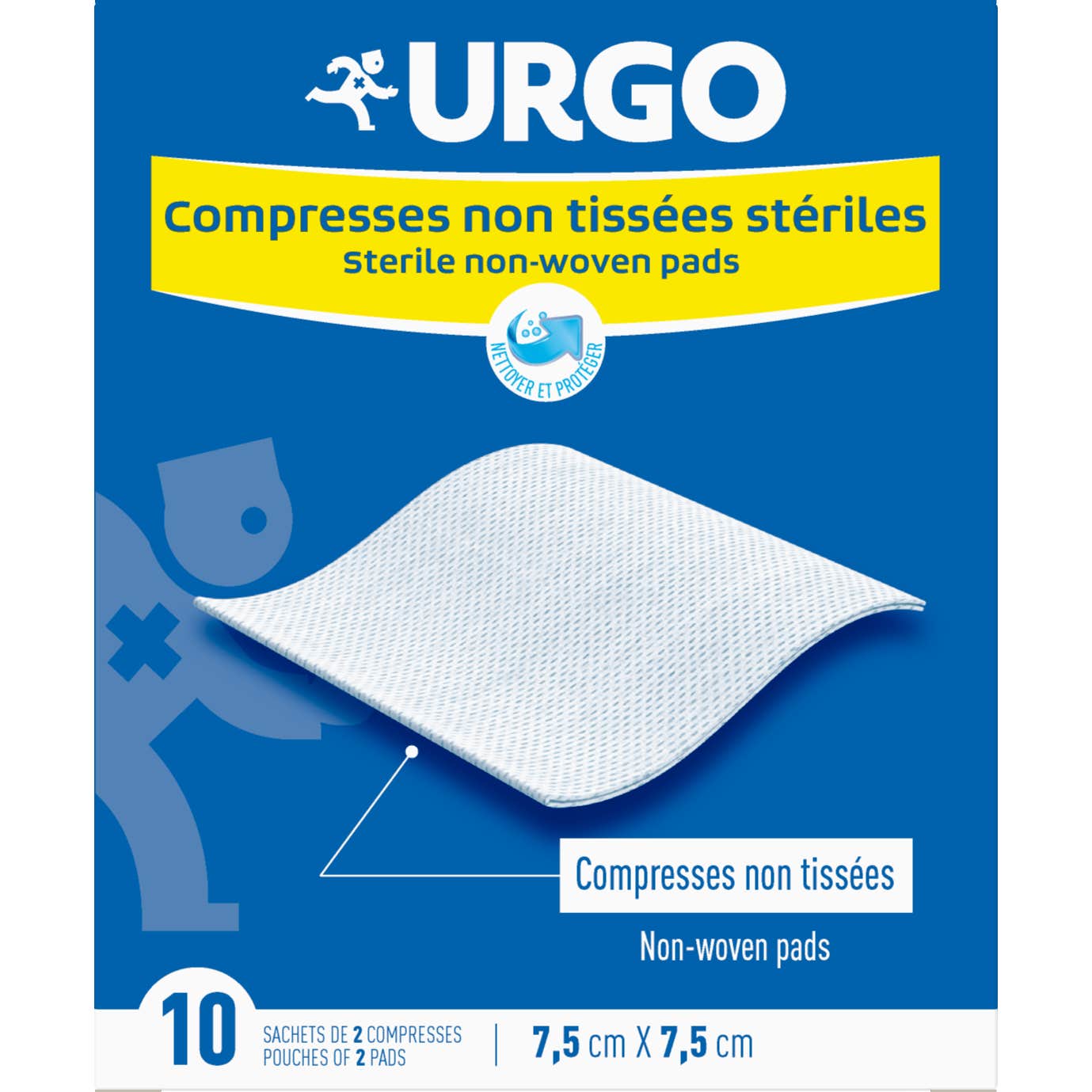 Urgo Compresas Estériles no Tejidas 7,5X7,5cm 2x10uds