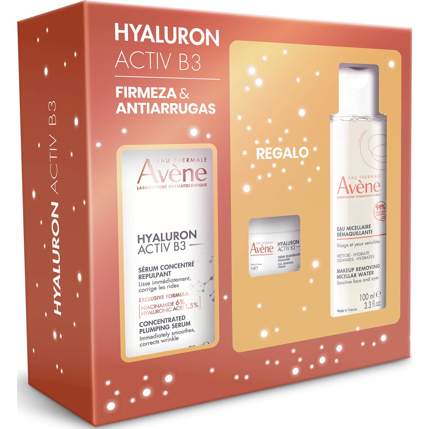 Avène Pack Hyaluron Active B3 Sérum + Agua Micelar + Crema