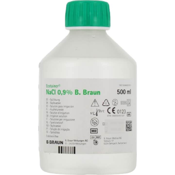 Braun Solución Por Irrigación Nacl 0,9 500 ml