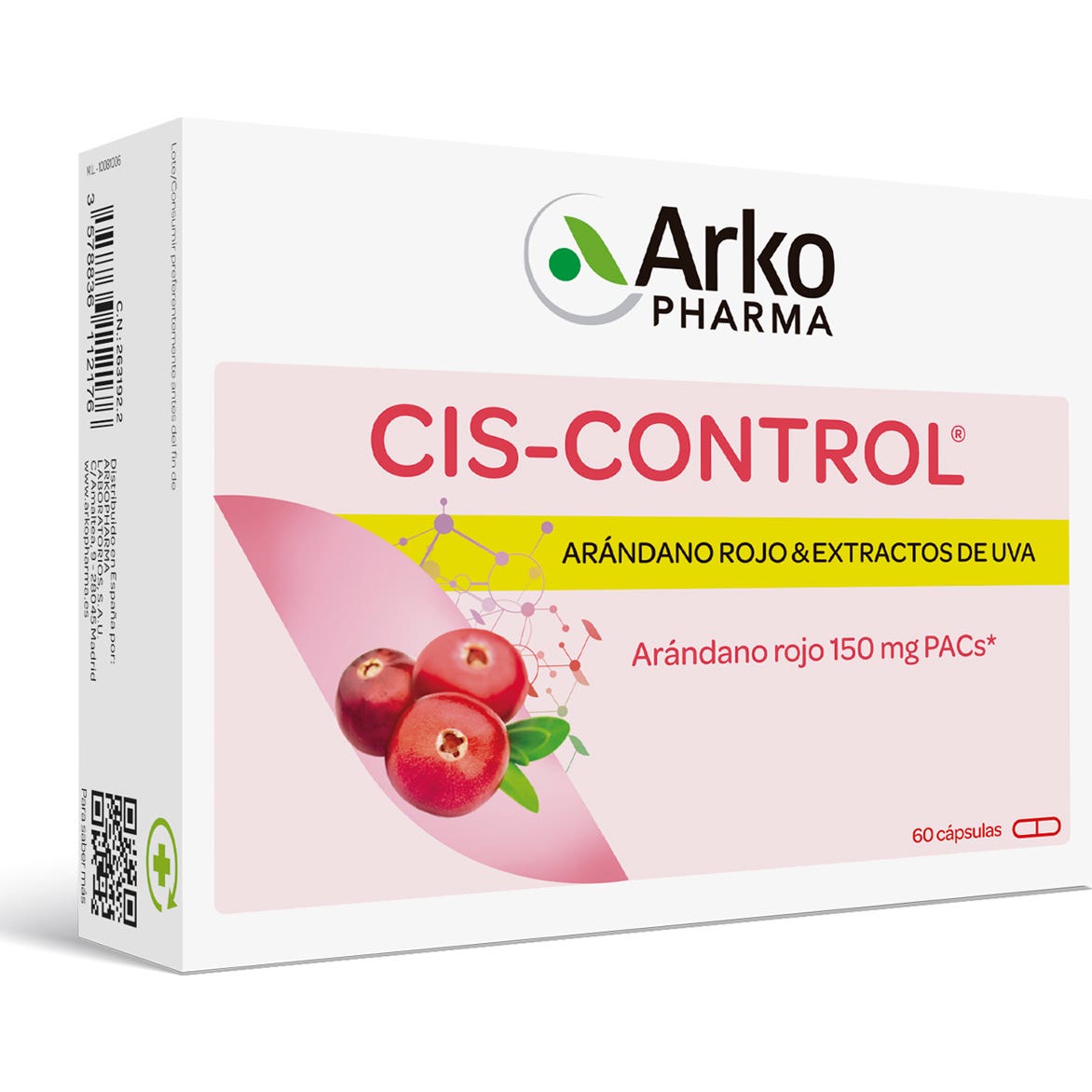 Arkopharma Cis-Control Cranberola 60caps