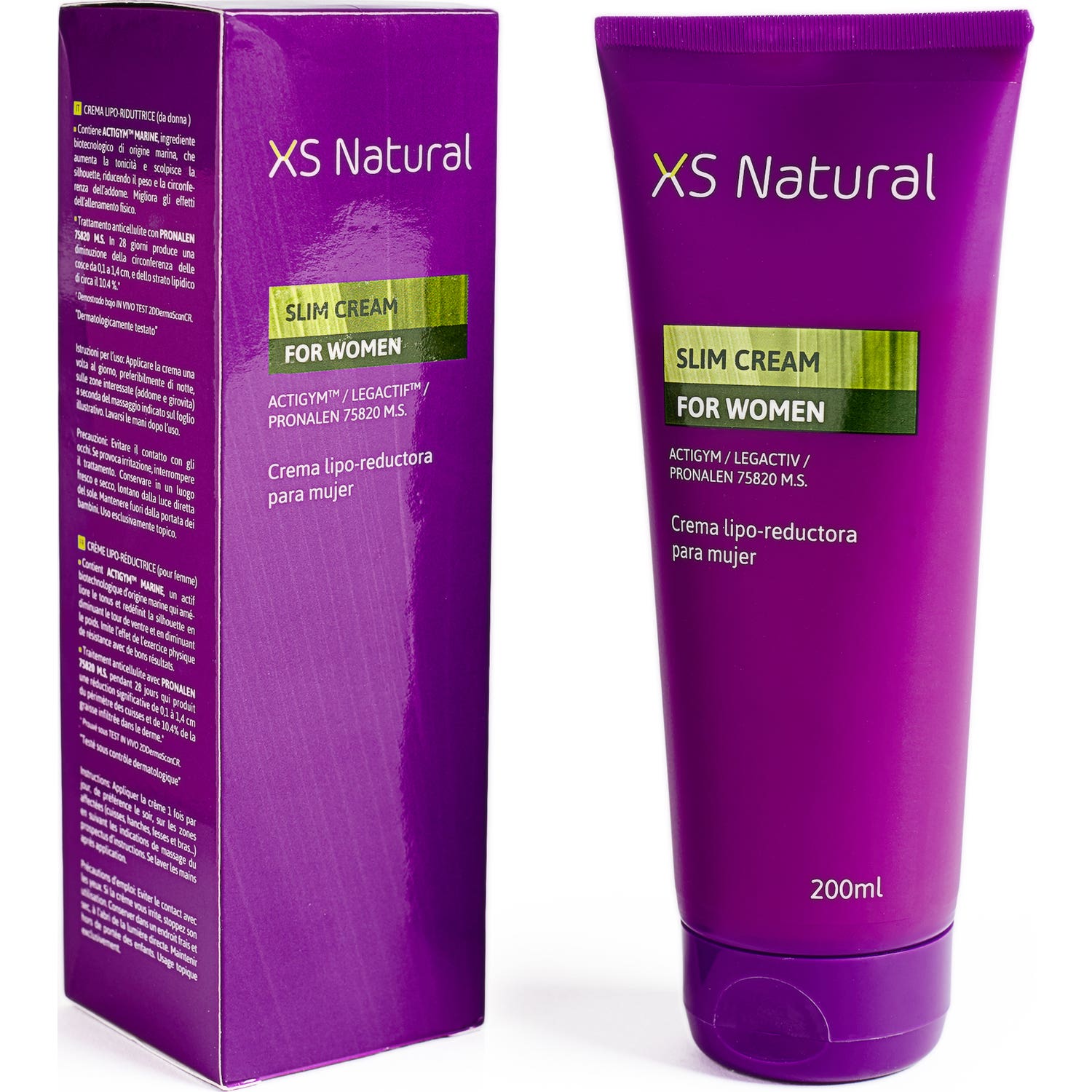 XS Natural Crema Lipo-Reductora Mujer 200ml