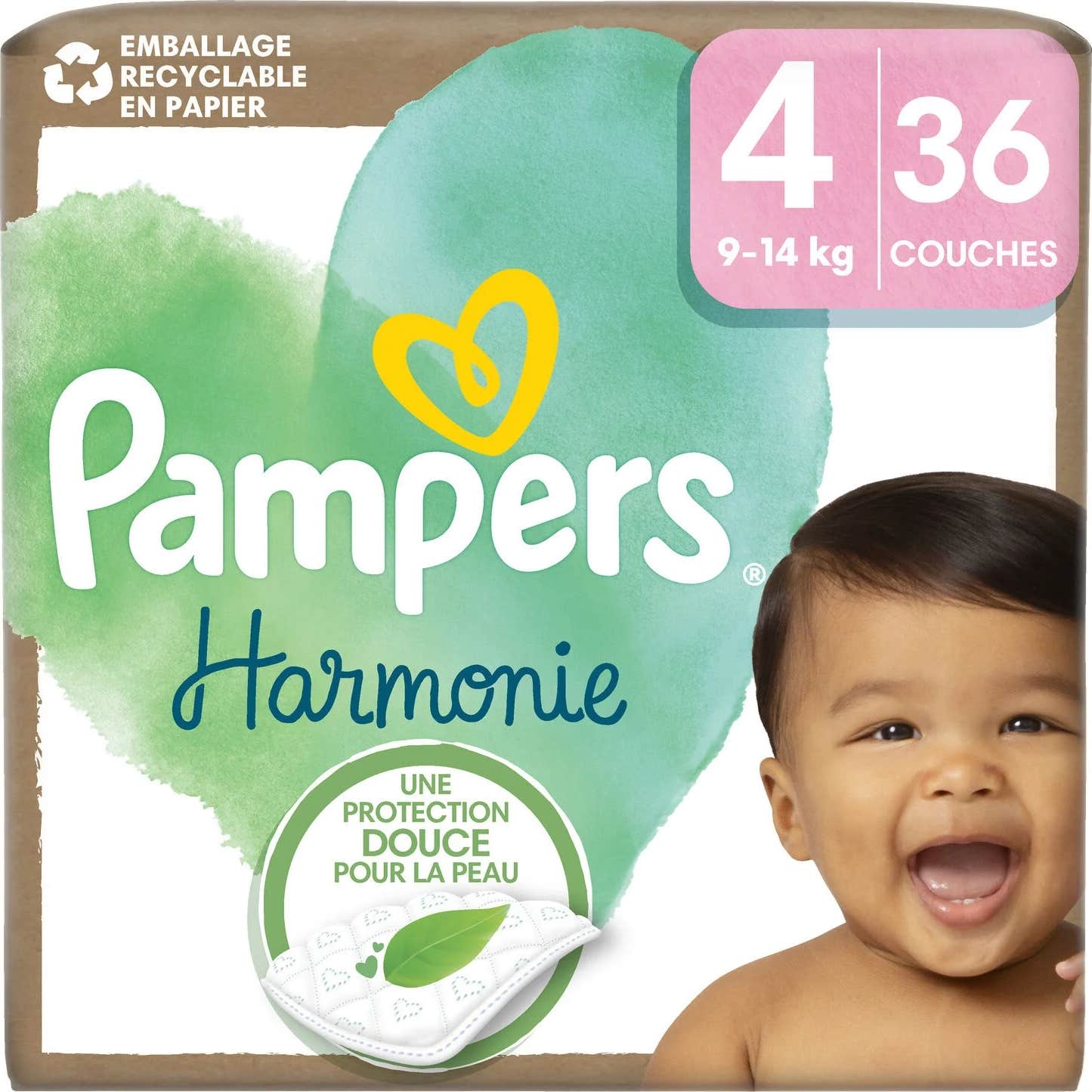Pampers Harmonie Pañales T4 9-14kg 36uds