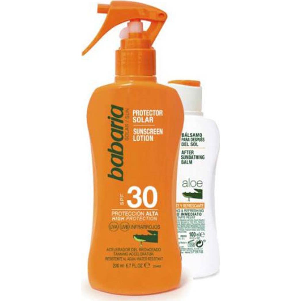 Babaria Kit Aloe Vera Spray SPF30 + After Sun 1ud
