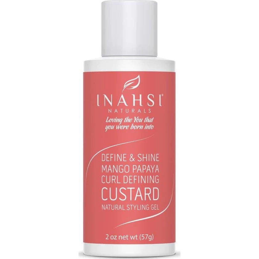 Inahsi Naturals Define Shine Mango Papaya Curl Defining Custard Styling Gel 57g