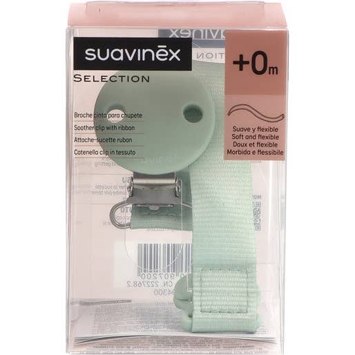 Suavinex Broche con Cinta Wonderland Liso 1 ud
