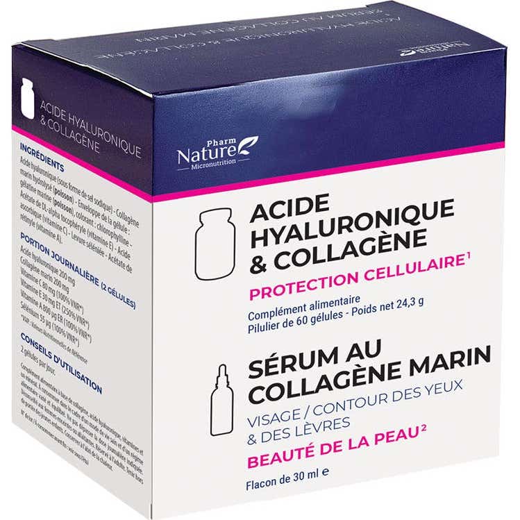 Pharm Nature Micronutrition Ácido Hialurónico Colágeno + Sérum