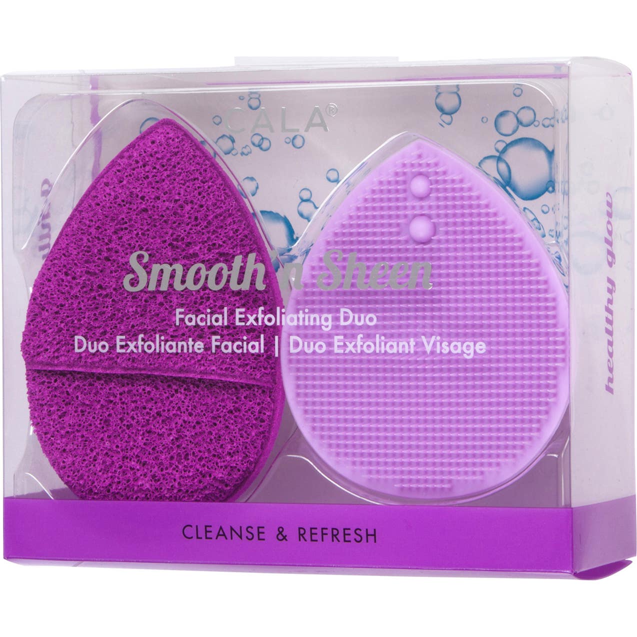 'Cala Smooth''N Sheen Duo Esponja Exfoliante Facial 2uds'