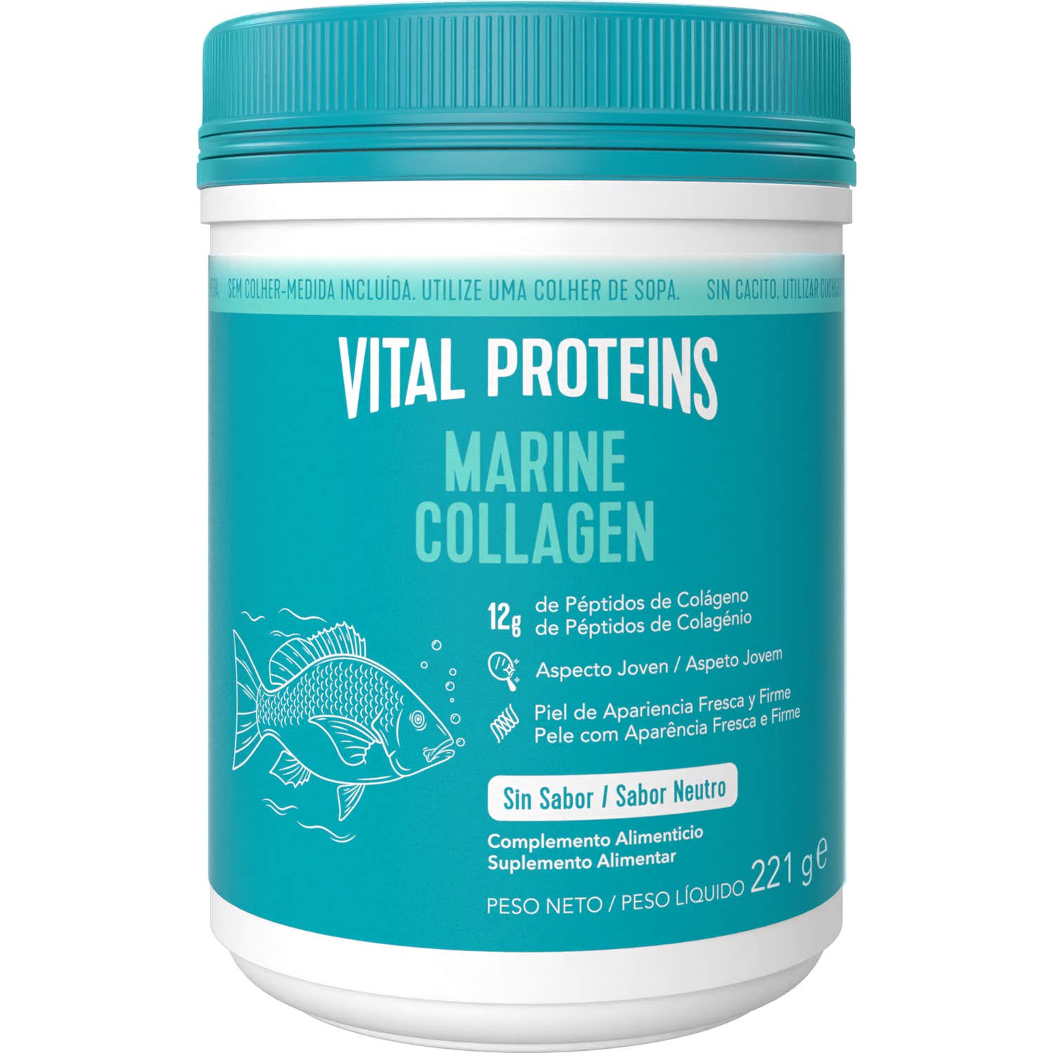 Vital Proteins Marine Collagen Péptidos de Colágeno Sin Sabor 221g