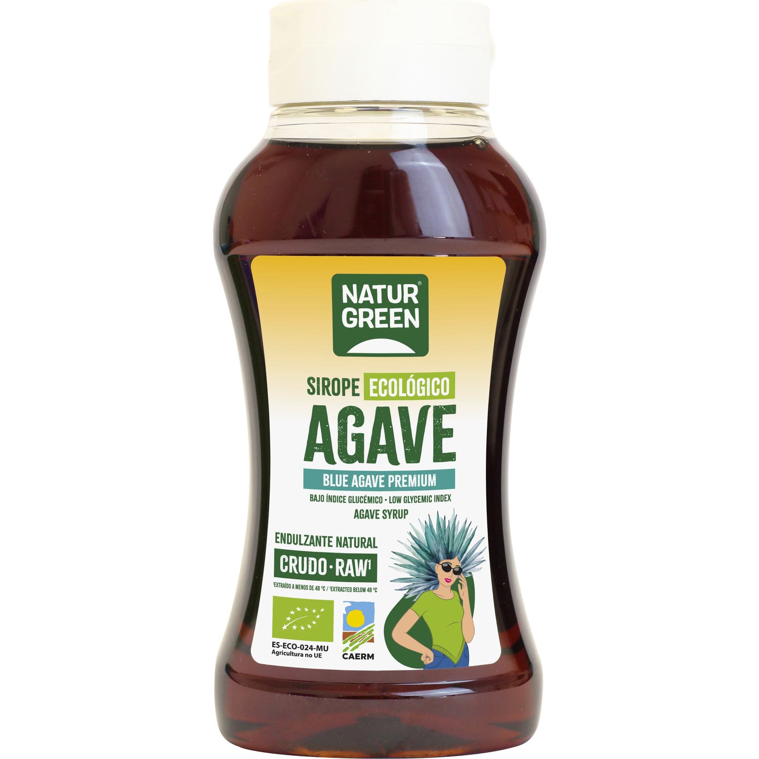 Naturgreen sirope ecológico de ágave crudo 500ml