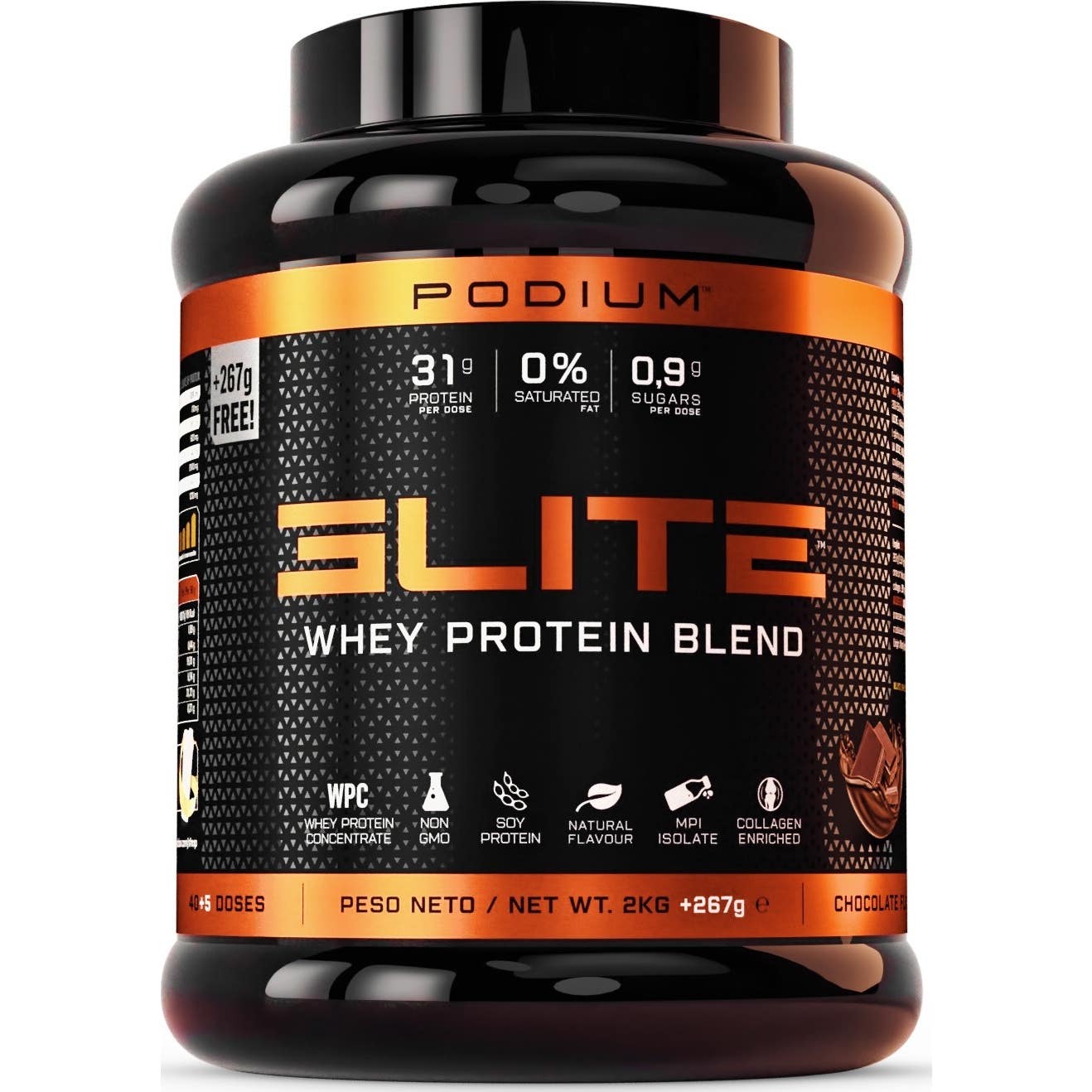 Podium Elite Whey Protein Blend 2000g + 267g