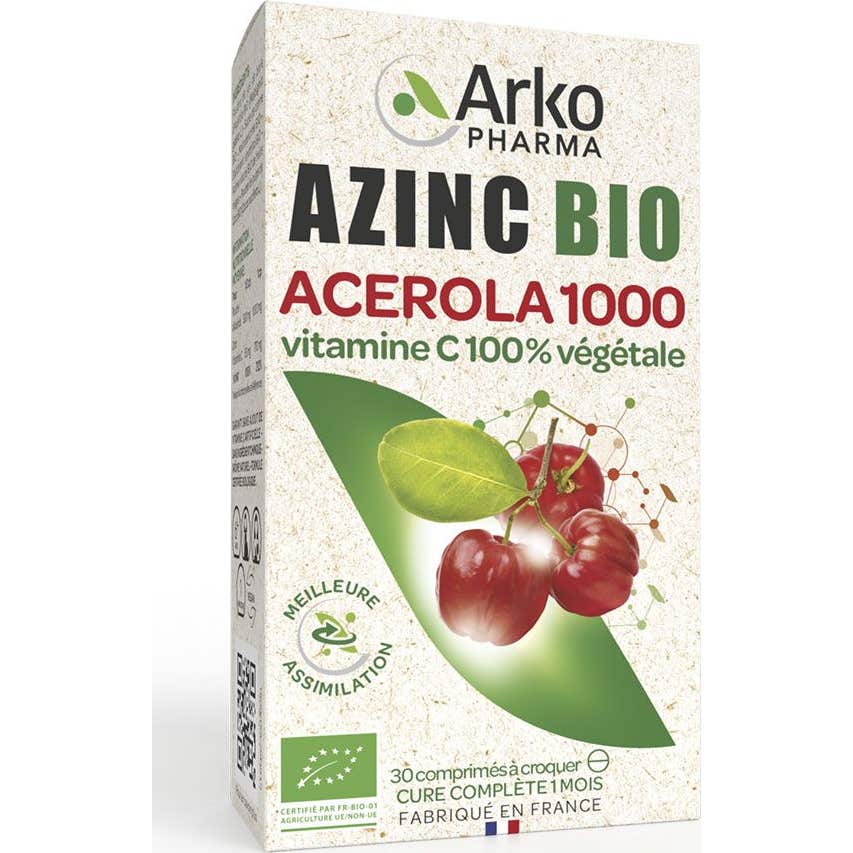 Arkopharma Azinc Vegetal Acero 1000 Bio 30comp