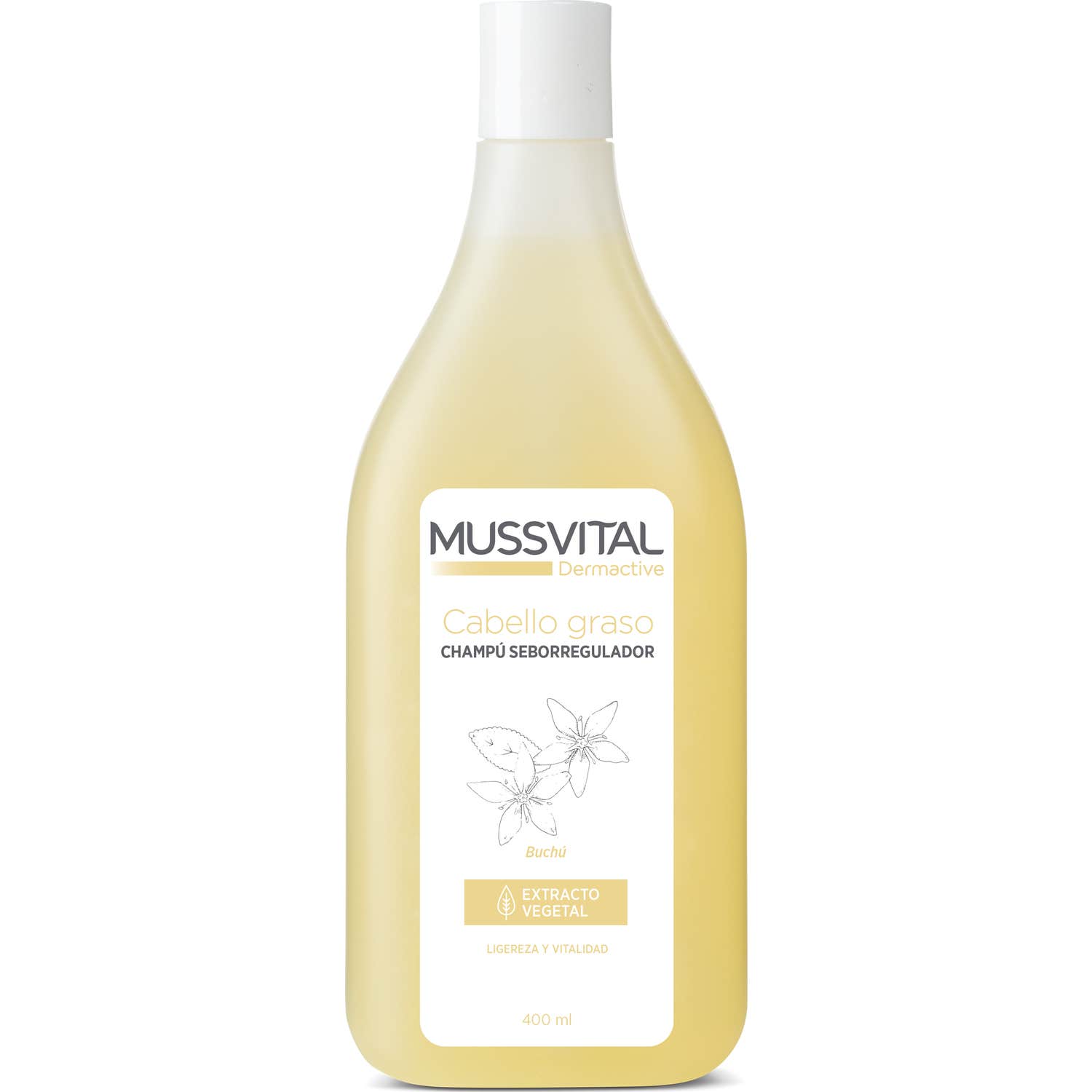 Mussvital Dermactive Cabello Graso Champú Seborregulador 400ml