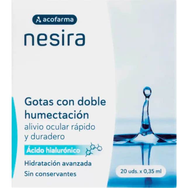 Acofarma Nesira Gotas Humectantes Ácido Hialurónico 20uds