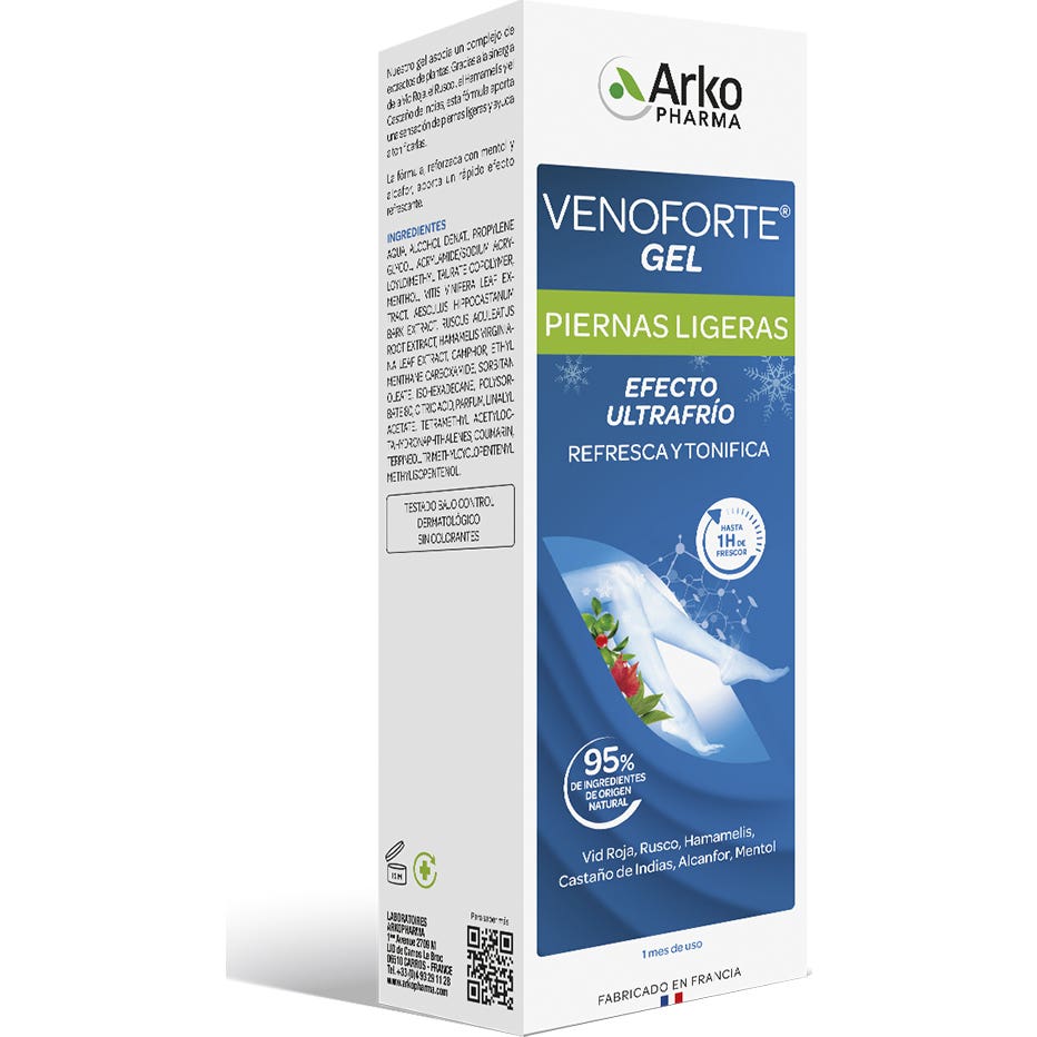 Arkopharma Venoforte Piernas Ligeras Gel Efecto Frío 150ml