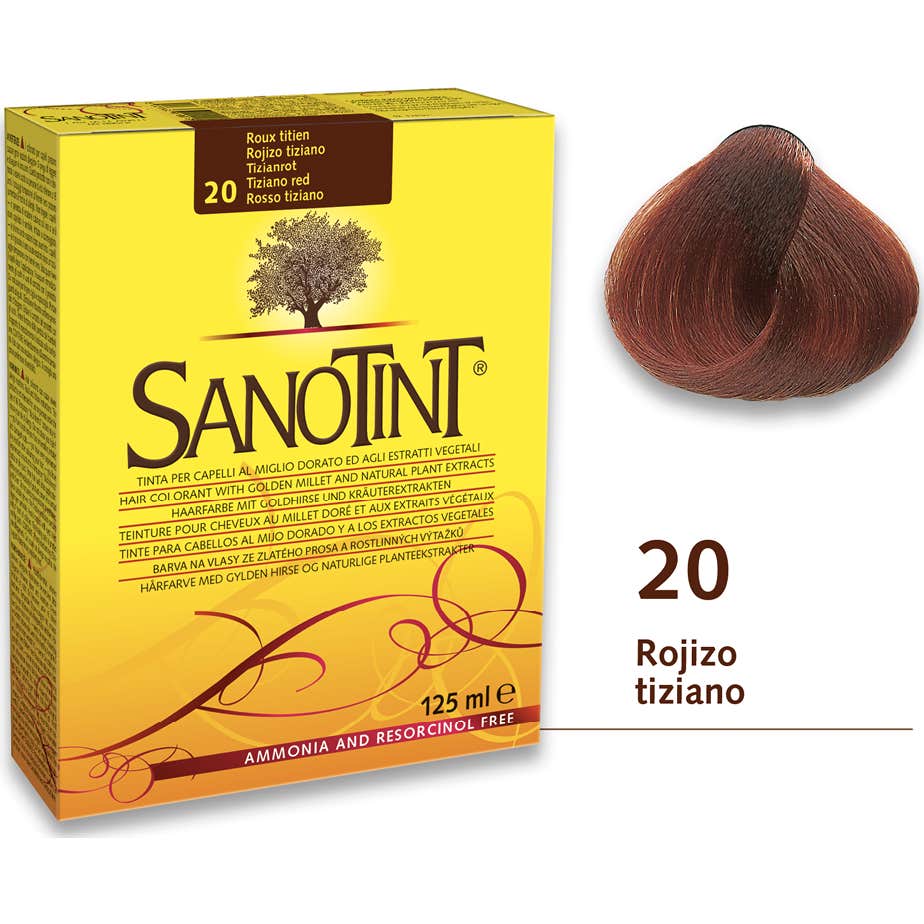 Santiveri Sanotint nº2o color rojizo tiziano 125ml
